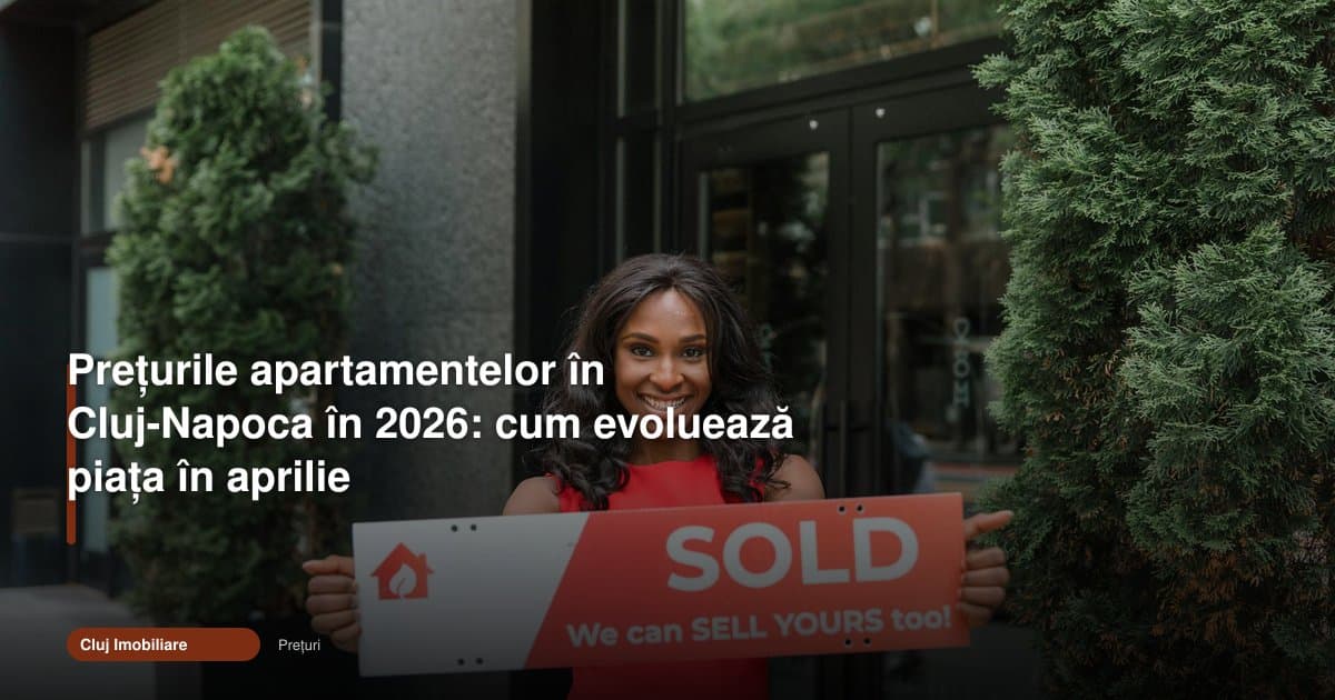 apartamente cluj napoca preturi 2026: piața urcă în aprilie