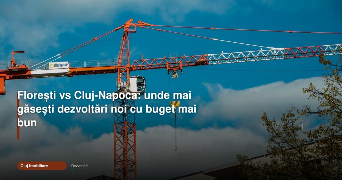 Floresti apartamente de vanzare: unde mai ai buget bun