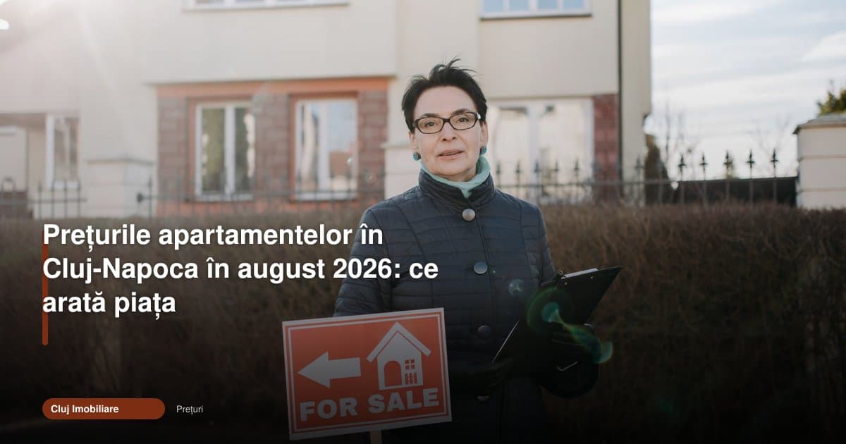 Prețurile pentru apartament Cluj Napoca de vanzare în 2026 rămân ridicate